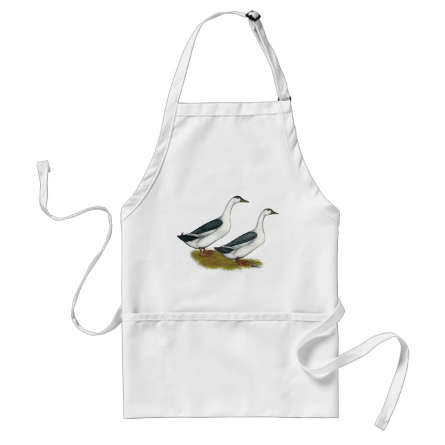 Tablier Ducks : Blue Magpies (Devant)