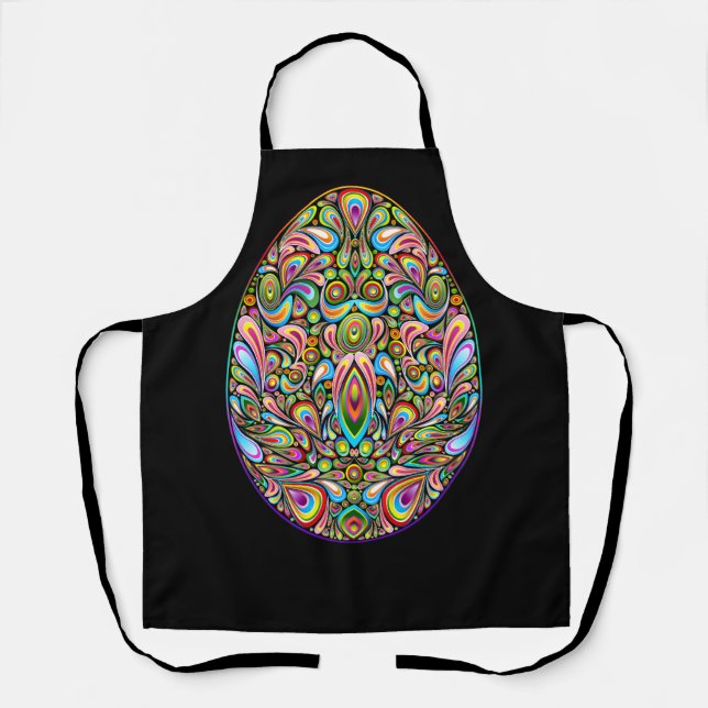 Tablier Easter Egg Psychedelic Design Kids Organic T-Shirt (Recto)