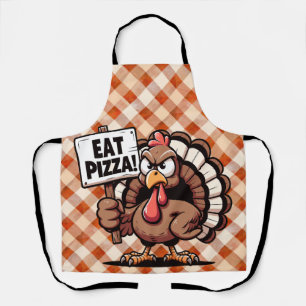 Tablier Eat Pizza Turkey Apron