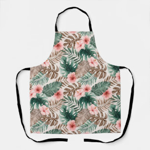 Tablier Eau Boho élégant Tropical Floral