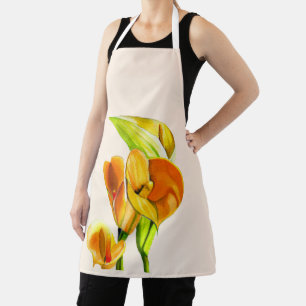Tablier Eau de flotteur orange calla