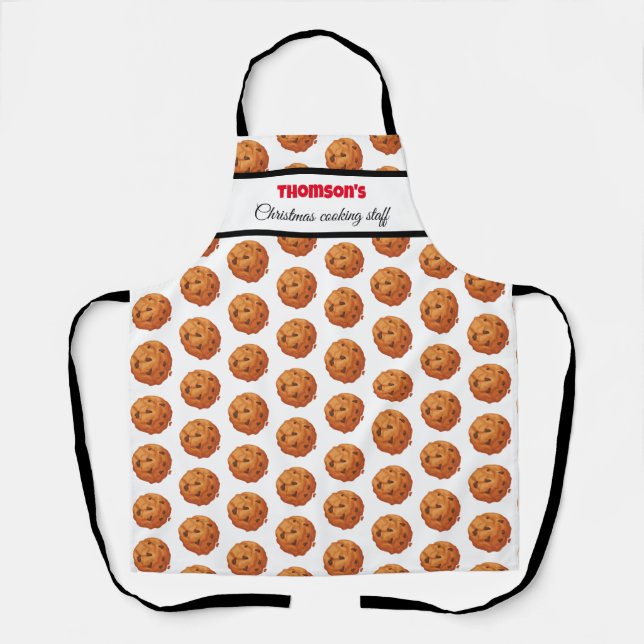 Tablier Échange de biscuits de Noël Échange de biscuits Ba (Recto)