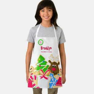 Tablier Échange de biscuits de Noël pour enfants fantaisis
