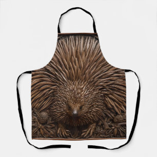 Tablier Echidna Australienne En Bois Câblé,