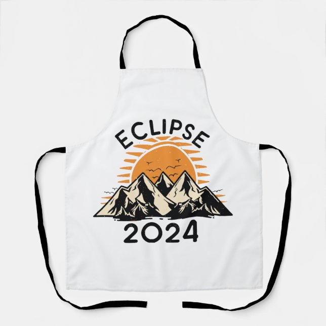 Tablier Éclipse solaire totale 2024 (Recto)