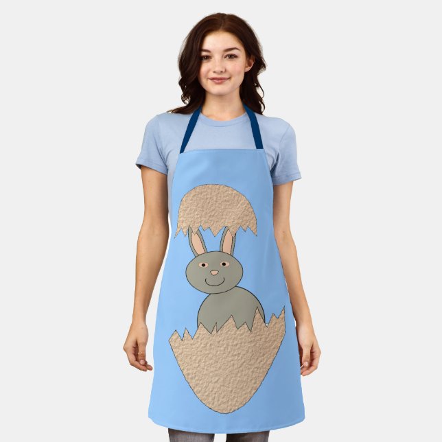 Tablier Écouter du lapin de l'Oeuf Étrange (Porté)