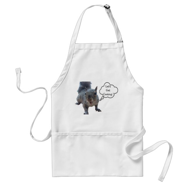 Tablier Écureuil Cheeky Obtenons Cuisine Standard Apron (Devant)