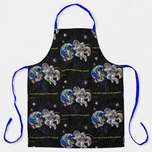 Tablier Écureuil dans l'espace (Recto)