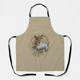Tablier Écureuil de chemise arraché