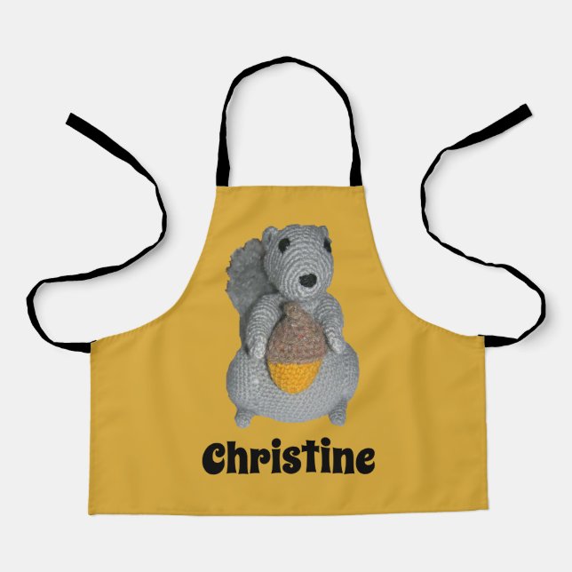 TabLIER - Écureuil jouet avec gland (Recto)