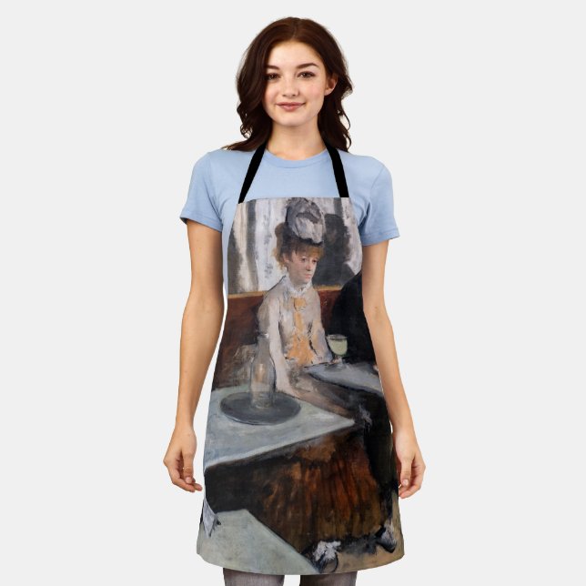 Tablier Edgar Degas - Dans un café / L'Absinthe (Porté)