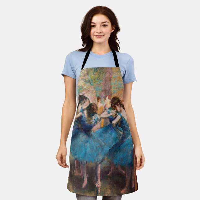 Tablier Edgar Degas - Danseurs en bleu (Porté)