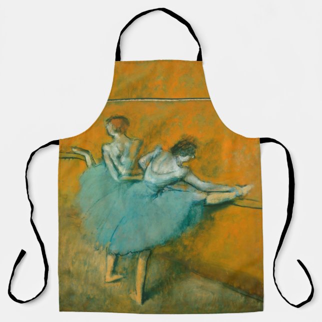 Tablier Edgar Degas Danseuses à la barre Impression : Art  (Recto)