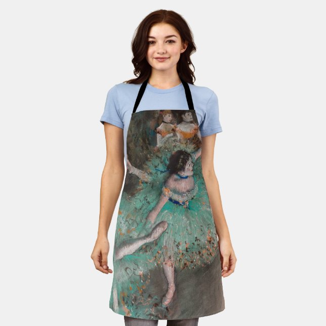 Tablier Edgar Degas - Swaying Dancer / Danseuse en vert (Porté)