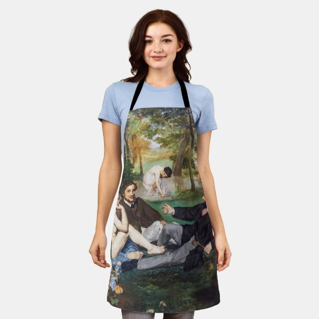 Tablier Edouard Manet - Déjeuner sur l'herbe (Porté)
