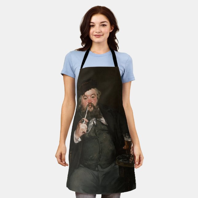 Tablier Edouard Manet - Un bon bock (Porté)