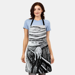 Tablier Edvard Munch - La lithographie de cri