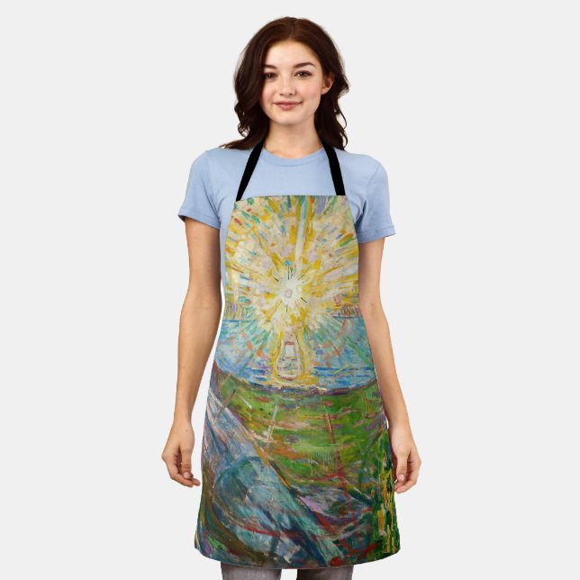 Tablier Edvard Munch - Le Soleil 1916 (Porté)