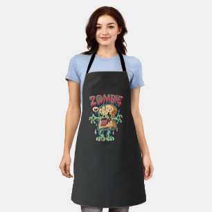 Tablier Éffrayant Halloween Zombie Toast Funny Halloween c