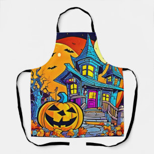 Tablier Éffrayant Haunted House