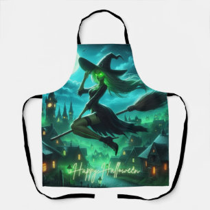 Tablier Éffrayante verdure Halloween sorcière