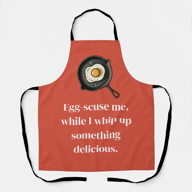 Tablier Egg design kitchen apron (Recto)