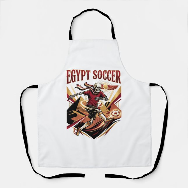 Tablier Égypte Football Squelette Attaquant Nations Premiu (Recto)