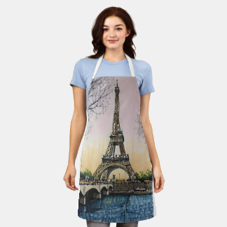 Tablier Eiffel Tower Sketch – Paris Landmark 
