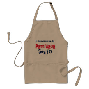 Tablier el encargado de la parrillada soy yo apron