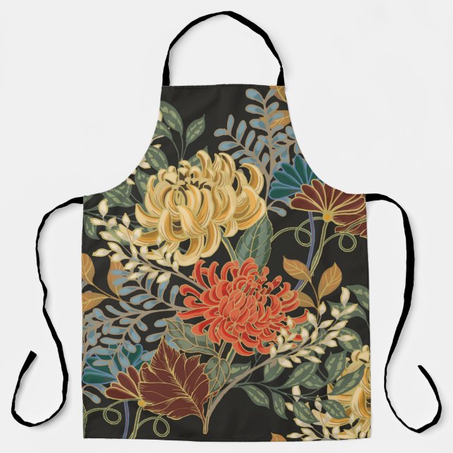 Tablier Elégance Abstraite motif sans couture avec bac fle (Recto)