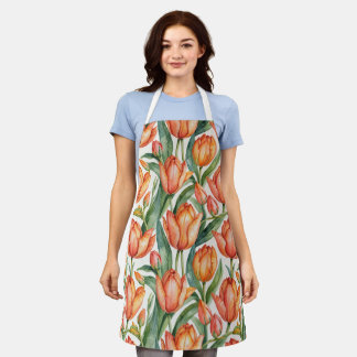 Tablier Élégance de la tulipe florissante