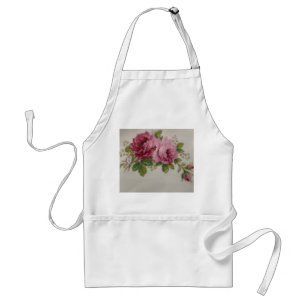 Tablier Élégance vintage du Rose de chou