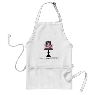 Tablier élégant chic de gâteau de boutique