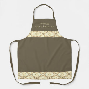 Tablier Élégant. Chiffres Et Brown