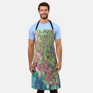 Tablier Élégant Corail et Chartreuse Limelight Hydrangea