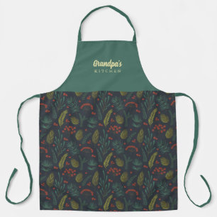 Tablier Élégant grand-père Hiver Apron botanique