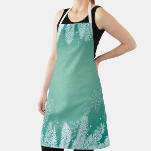 Tablier Elégant hiver Turquoise