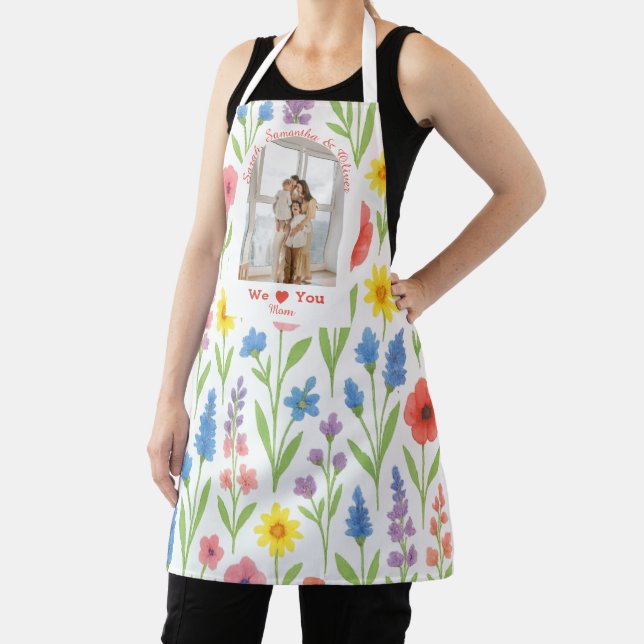 Tablier Elegant Maman Apron | Cadeau cardiaque personnalis (Insitu)