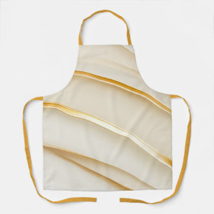 Tablier Élégant Moderne Crème Simple Doux