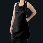 Tablier Élégant Monogramme Moderne Personnalisé Avec Nom<br><div class="desc">Faites de votre expérience culinaire une expérience raffinée et raffinée grâce à notre monogramme moderne Blackout Personnalisé avec le nom Apron. Ce tablier joliment conçu mêle esthétique contemporaine et touche personnalisée, ce qui en fait un complément élégant et pratique à votre tenue de cuisine. Doté de votre nom et d'un...</div>