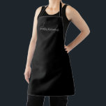 Tablier Élégant Monogramme Moderne Personnalisé Avec Nom<br><div class="desc">Faites de votre expérience culinaire une expérience raffinée et raffinée grâce à notre monogramme moderne Blackout Personnalisé avec le nom Apron. Ce tablier joliment conçu mêle esthétique contemporaine et touche personnalisée, ce qui en fait un complément élégant et pratique à votre tenue de cuisine. Doté de votre nom et d'un...</div>