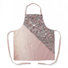 Élégant Monogramme Or Rose