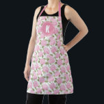 Tablier Élégant Motif de fleurs d'hydragea rose<br><div class="desc">Cuire dans le style avec l'élégant Motif Monogram Apron Hydrangea Flowers rose. Doté d'hydrangées roses délicates et d'un monogramme personnalisé, ce tablier ajoute une touche d'élégance et de charme à votre cuisine. Le tissu doux et durable assure le confort pendant que vous cuisinez, cuisinez ou divertissez, ce qui le rend...</div>