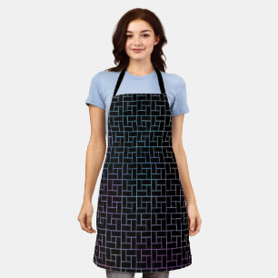 Tablier Élégant Motif de panier coloré Abstrait moderne 