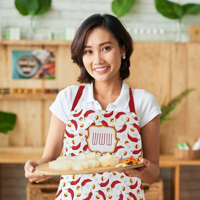 Tablier Élégant Motif Red Chile (Créateur téléchargé)