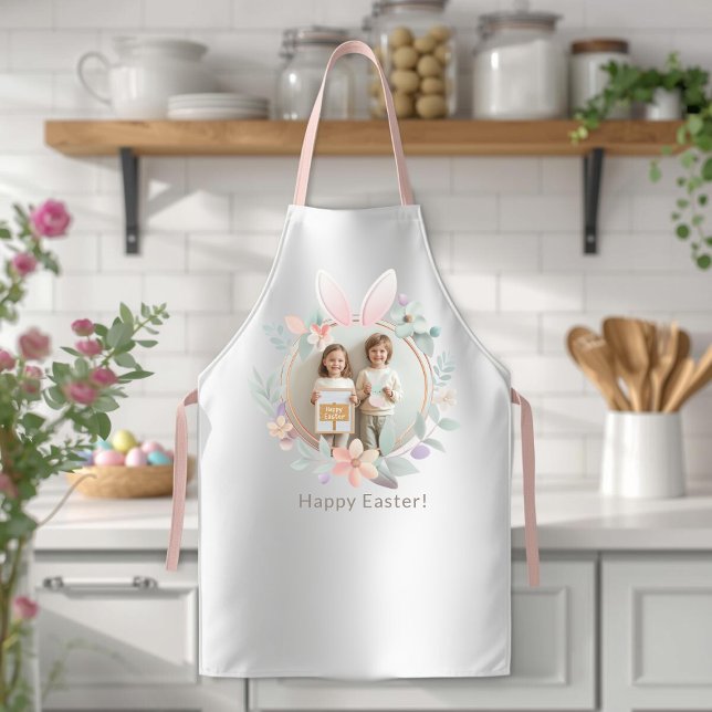 Tablier Elegant Pastel Easter Photo Apron (Créateur téléchargé)