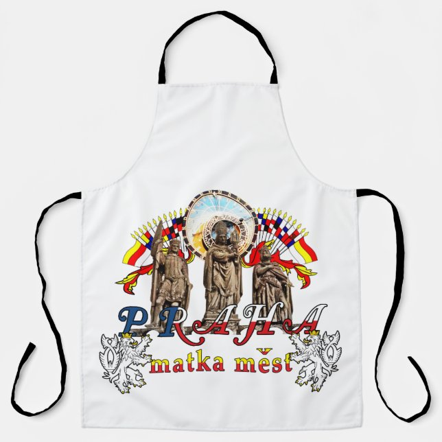 Tablier Elegant Prague Tchèque (Recto)
