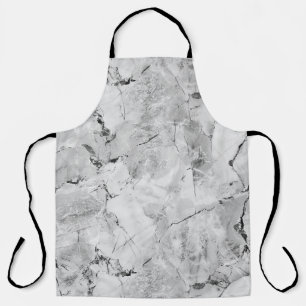 Tablier Elégant Whirls Grey 'Majestic Marble Impressions'