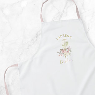Tablier Elégant Whisk Floral Rustique