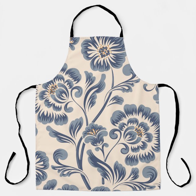 Tablier Elément motif vintage continu fleur. Élégant t (Recto)